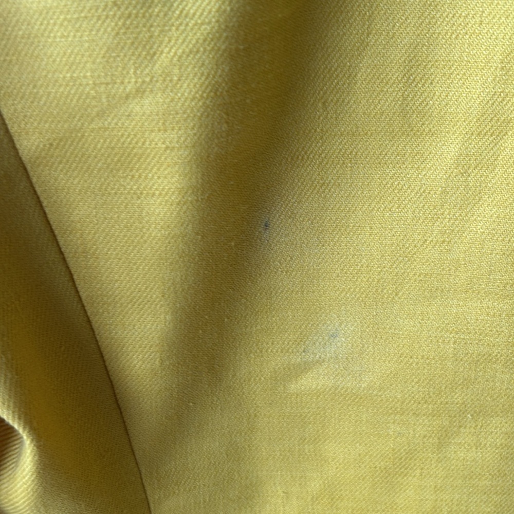 J. Crew PARKE Yellow Linen Blazer size 2 T - Picture 13 of 15
